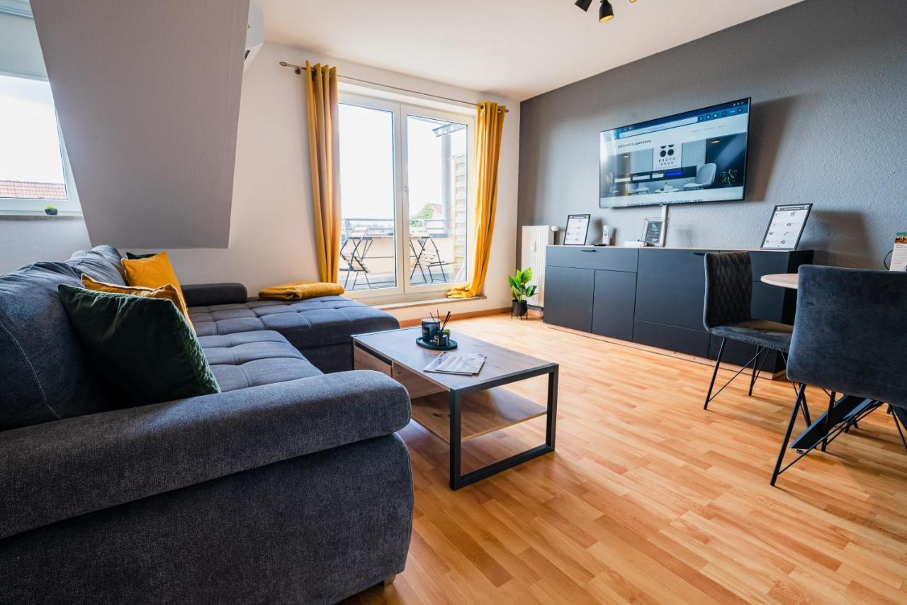 Deluxe Apartment I Klimaanlage I Tiefgarage I Balkon I Wlan 马格德堡 外观 照片
